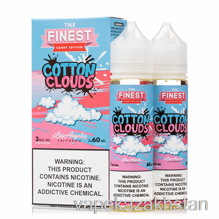Vape Disposable Cotton Clouds - The Finest Candy Edition - 120mL 3mg
